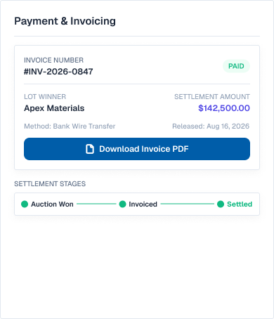 Payment & Invoicing